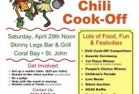 Church Chili Cook Off Flyer Free Design (4th Best Template Idea)