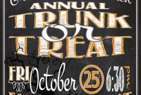 Church Trunk or Treat Flyer Template Free Download (3rd Best Pick)