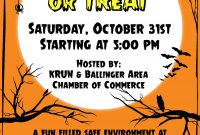 Church Trunk or Treat Flyer Template Free Download (5th Best Pick)