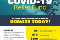 Donation Flyer Template Free (1st Covid-19 Design)