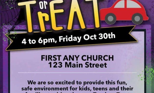 drive-thru trunk or treat flyer, drive thru trunk or treat ideas, trunk or treat flyer templates free downloads