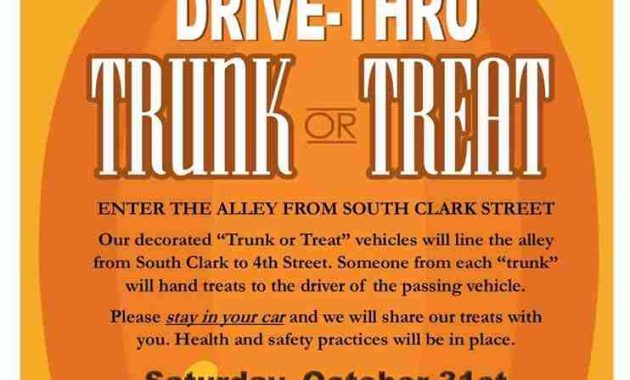 drive-thru trunk or treat flyer, drive thru trunk or treat ideas, trunk or treat flyer templates free downloads