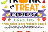 Drive-Thru Trunk or Treat Flyer Template Free (5th Amazing Option)