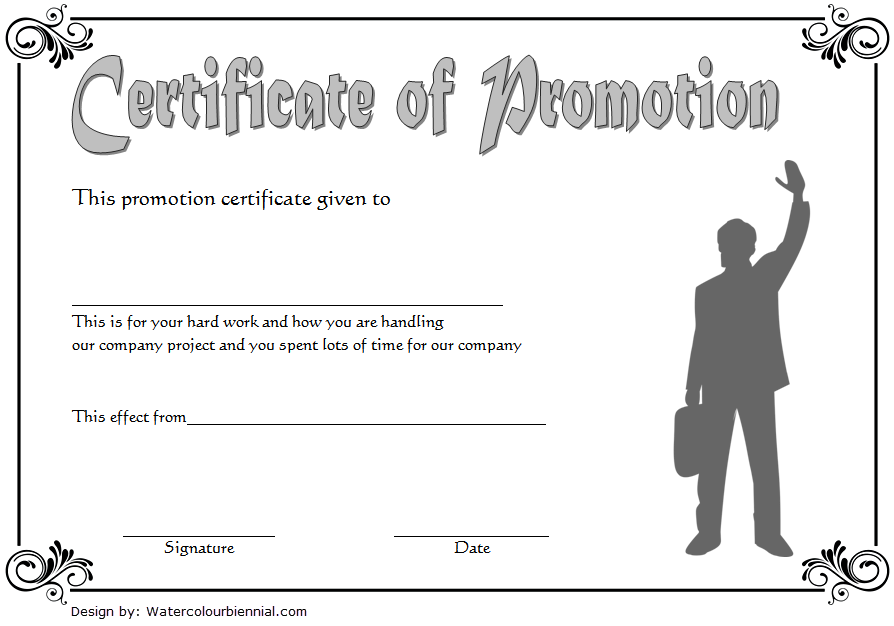 employee promotion certificate template, job promotion certificate, promotion certificate for employee, promotion certificate template word, free printable promotion certificates
