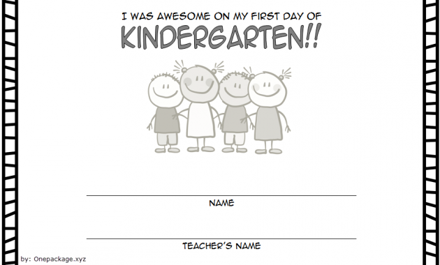 first day of school certificate for kindergarten, first day of kindergarten certificate printable, first day of school certificates pre-k, free first day of school certificates, free printable first day of school certificate