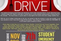 Food Drive Donation Flyer Free Design (1st Fabulous Idea)