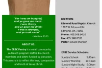 Food Pantry Donation Flyer Free (4th Best Design Option)