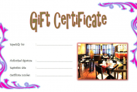 Free Chinese Restaurant Gift Certificate Template (1st Best Option)