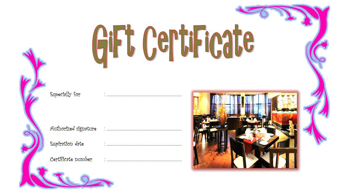 chinese restaurant gift certificate template, restaurant gift certificate template free, restaurant gift certificate template for word, gift certificate template for restaurant