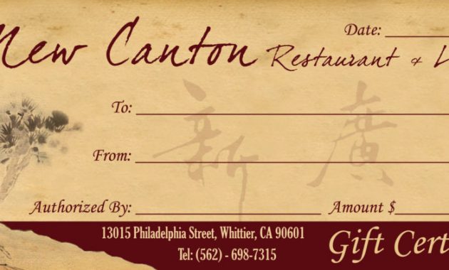 chinese restaurant gift certificate template, restaurant gift certificate template free, restaurant gift certificate template for word, gift certificate template for restaurant