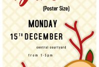 Free Christmas Bake Sale Flyer Template Design (2nd Frenzy Idea)