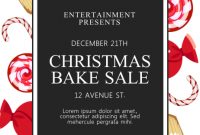 Free Christmas Bake Sale Flyer Template Design (3rd Frenzy Idea)