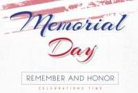 Free Memorial Day Flyer Template (2nd Greatest Design)