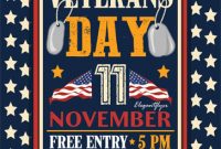 Free Printable Veterans Day Flyer Design (1st Professional Idea)