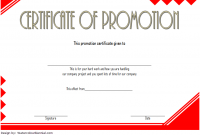Free Promotion Certificate for Employee Template (1st Top Pick)