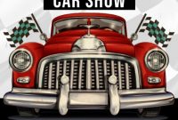 Free Vintage Car Show Posters Idea (2nd Classic Design)