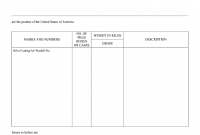 Generic USMCA Certificate of Origin Form Free (3rd Best Example)