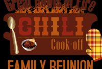 Halloween Chili Cook Off Flyer Template Free (2nd Spooky Design)