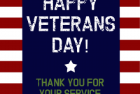 Happy Veterans Day Poster Free Design (2nd Wonderful Template)