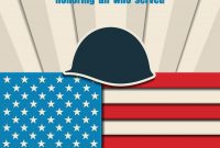 Happy Veterans Day Poster Free Design (3rd Wonderful Template)