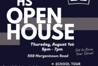 High School Open House Flyer Template Free (5th Fabulous Design)