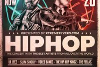 Hip Hop Concert Flyer Template Free (3rd Coolest Design)