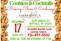 Holiday Cookie Exchange Flyer Free Design (1st Best Template Idea)