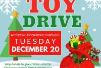 Holiday Toy Drive Flyer Template Free Download (2nd Best Option)