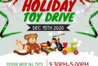 Holiday Toy Drive Flyer Template Free Download (3rd Best Option)