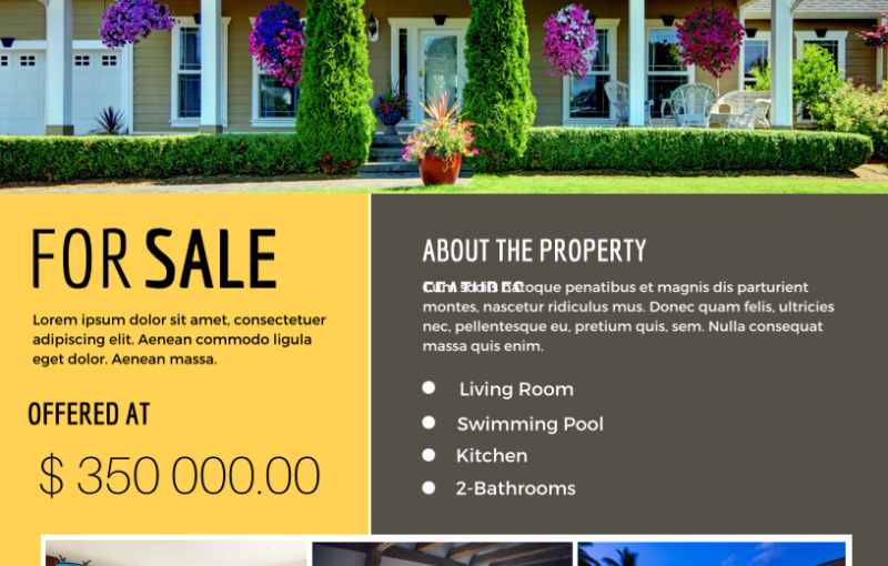 Home Sales Flyer Template Free (15 Amazing Ideas)
