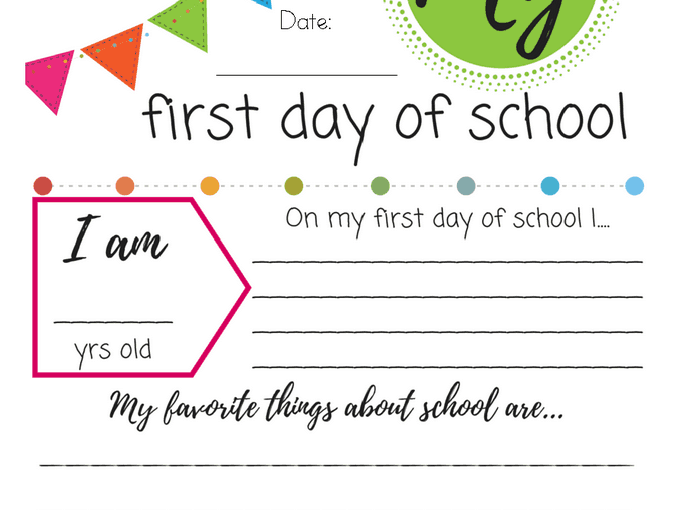 First Day of School Certificate Template Free (7+ Latest Designs)
