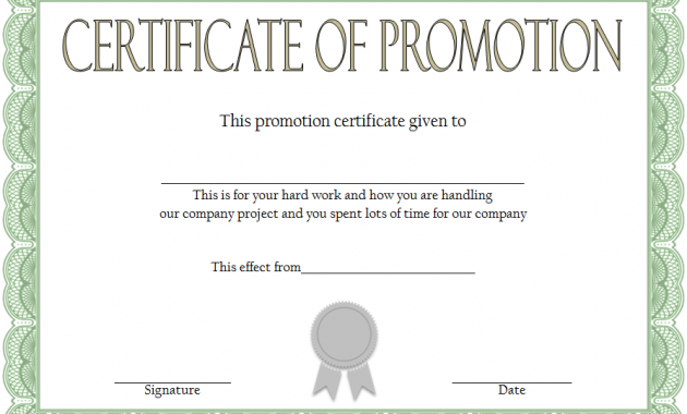 employee promotion certificate template, job promotion certificate, promotion certificate for employee, promotion certificate template word, free printable promotion certificates