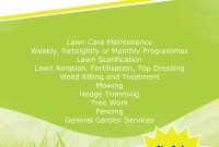 Lawn Care Flyer Template Word Format Free (1st Design Option)