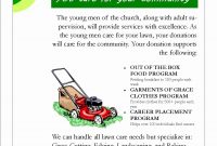 Lawn Mowing Flyer for Teenager Free (2nd Best Template)