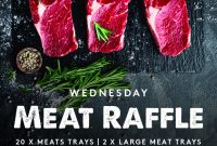 Meat Raffle Poster Template Free Download (3rd Optimized Format)