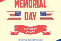 Memorial Day Posters Free Printable (3rd Amazing Design)