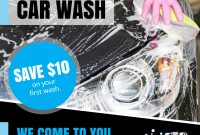 Mobile Car Wash Flyer Template Free (2nd Refreshing Design)
