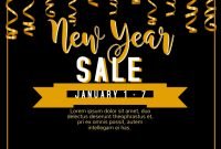 New Year Sale Flyer Template Free (2nd Amazing Design)
