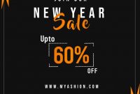 New Year Sale Flyer Template Free (3rd Amazing Design)