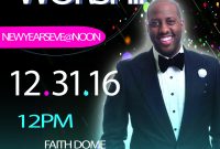 New Year’s Eve Church Flyer Template Free (2nd Flawless Design)