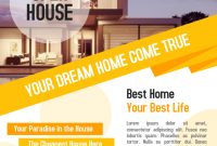Open House Flyer Template Free PSD (4th Professional Design)
