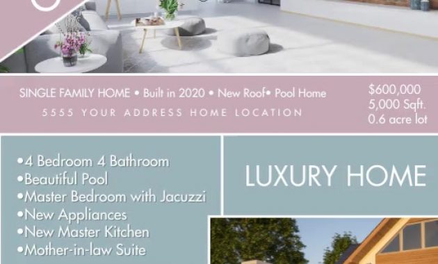 open house flyers for realtors, property flyers for realtors, real estate agent flyer ideas