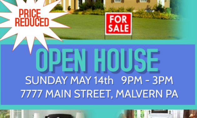 open house flyers for realtors, property flyers for realtors, real estate agent flyer ideas