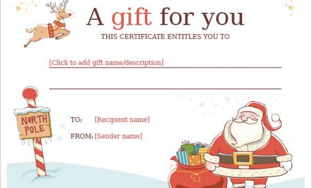 christmas gift certificate template free word, printable blank christmas gift certificate template, christmas gift certificate template free editable, homemade christmas gift certificate template