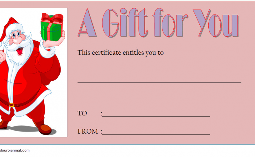 Printable Christmas Gift Certificate Template Free (11+ Extraordinary Ideas)