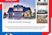 Real Estate Listing Flyer Template Free Design (2nd Awesome Idea)