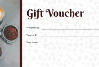 Restaurant Gift Voucher Template Free Download (2nd Wonderful Design)