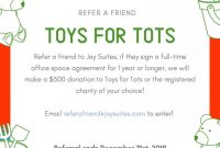 Toys for Tots Donation Poster Free (2nd Amazing Template Design)