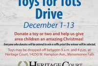 Toys for Tots Donation Poster Free (3rd Amazing Template Design)