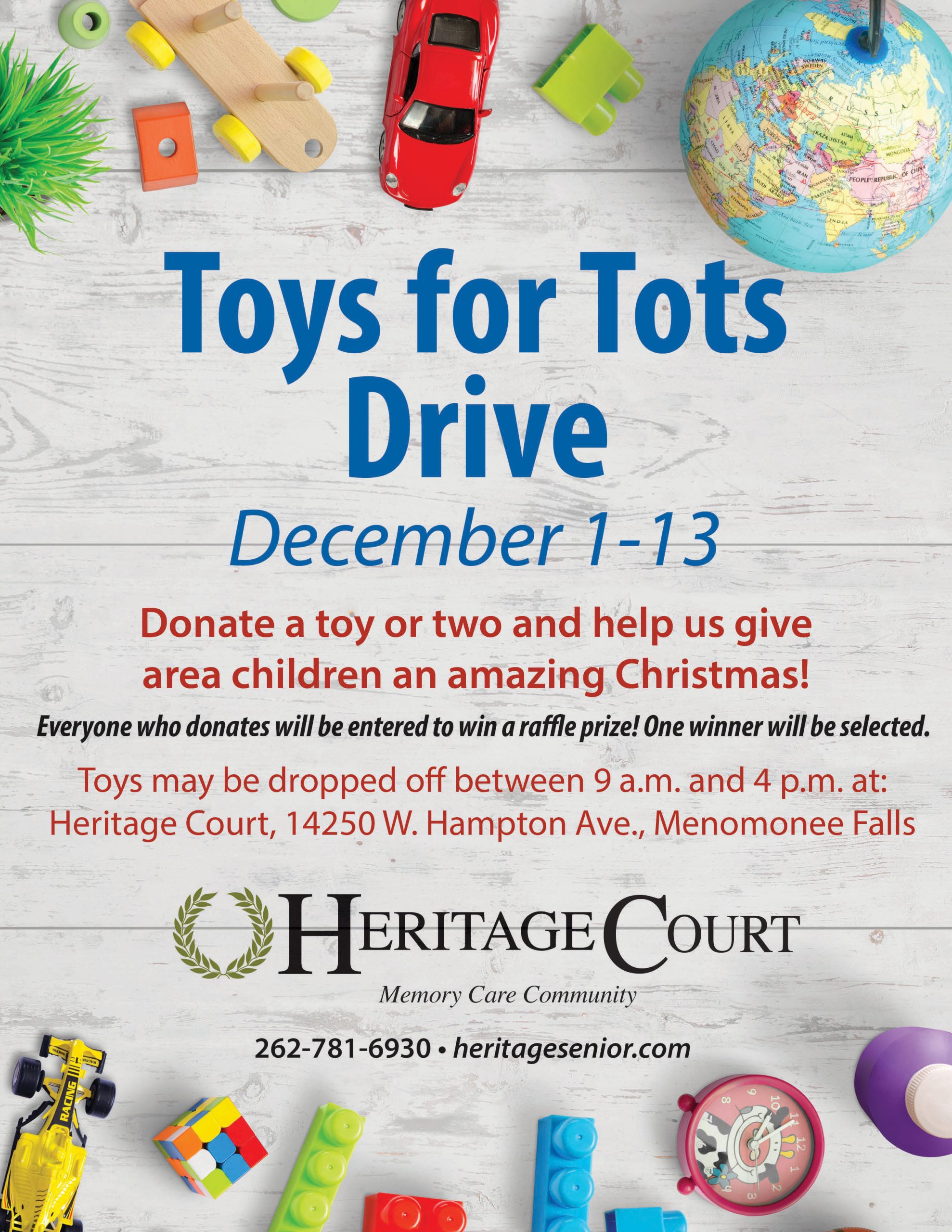 Toys for Tots Donation Flyer Free (7 Prime Designs)